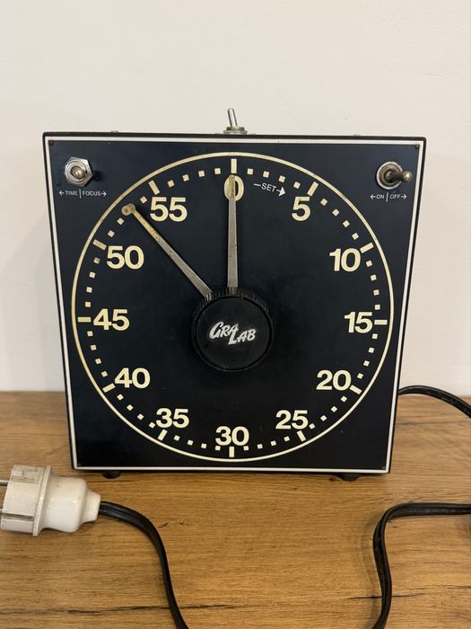 GraLab Model 300 timer zegar elektryczny ciemniowy powiększalnik vintage