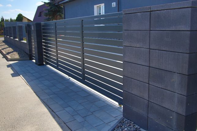 Забор цвет графит фото Забор цвет графит фото