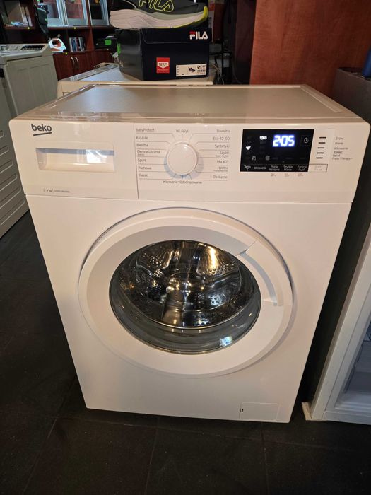 Pralka Beko Slim 45 cm. Wsad 1-7 kg System wagowy! 1000 obr. PL menu. LCD. Gwarancja! Okazja!