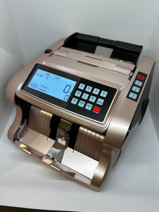 Счетная машинка + детектор валют, счетчик купюр, машинка для денег
