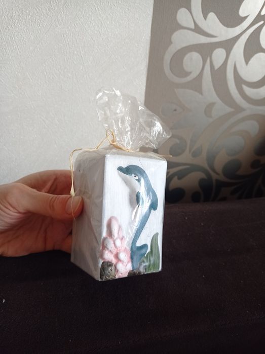 Świecznik na podgrzewacz delfin