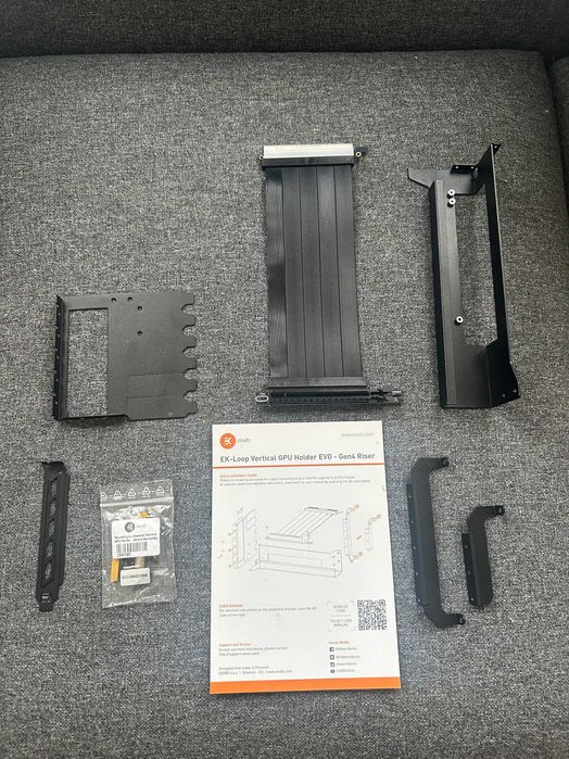 EK-Quantum Vector FE RTX 4090 D-RGB Nickel/Plexi + Vertical GPU Holder