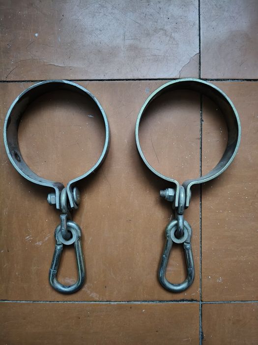 obejmy, uchwyty do huśtawki, hamaka - 12 cm - 2 szt.