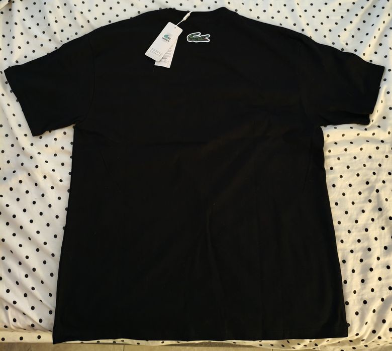 Tshirt Lacoste Preta Homem