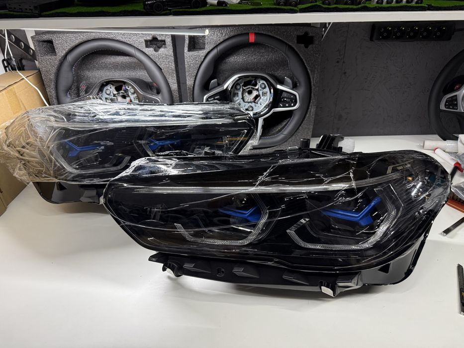 Оригінал Фари BMW G05 G06 Laser з блоками г05 г06 бмв фар лазер lazer