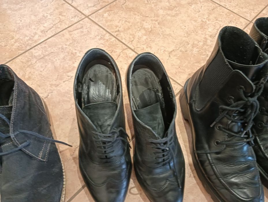 Buty skórzane zamszowe rozmiar 39