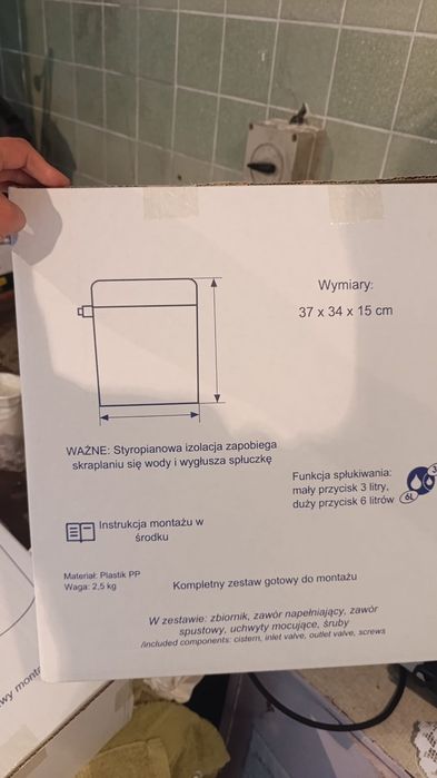 Nowy kompakt WC nowy