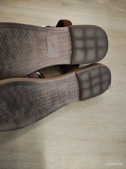 Sandały sandałki damski w stylu Boho z kwiatkami rozm. 39
