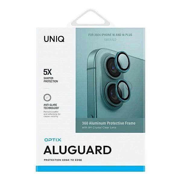 Szkło na aparat UNIQ Optix Aluminium Camera Lens Protector z aplikator