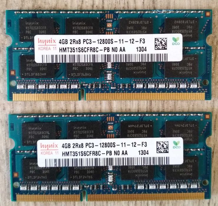 Mémoire RAM 4GB 2Rx8 DDR3 1600 MHz PC3-12800S – Marque selon