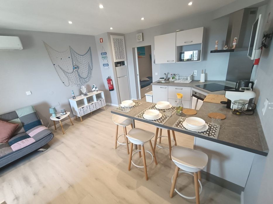 Apartamento T0 remodelado e mobilado