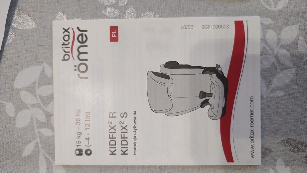 Fotelik Britax Römer KIDFIX s fire Red.