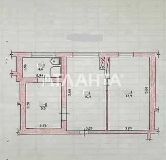 2-х комнатная  квартира в Красноселке