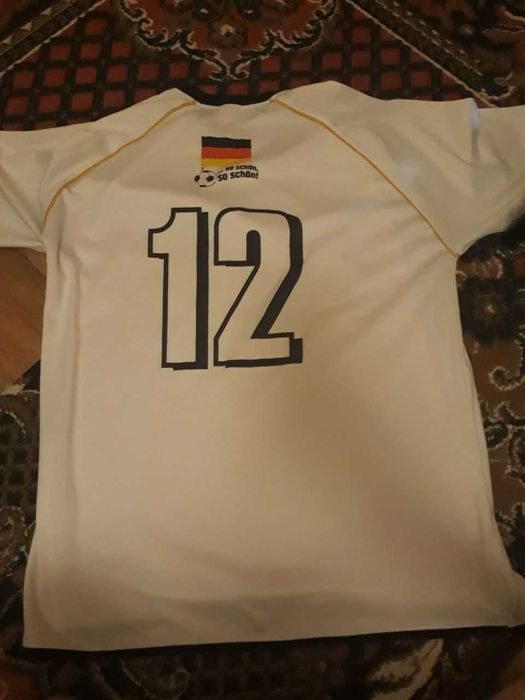 Футболка Збірної Германії, біла, ретро, в гарному стані