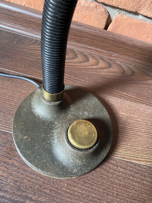 Lampka biurkowa proj. Egon Hillebrand bauhaus vintage loft industrial
