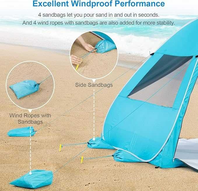 Tenda de praia para bebé