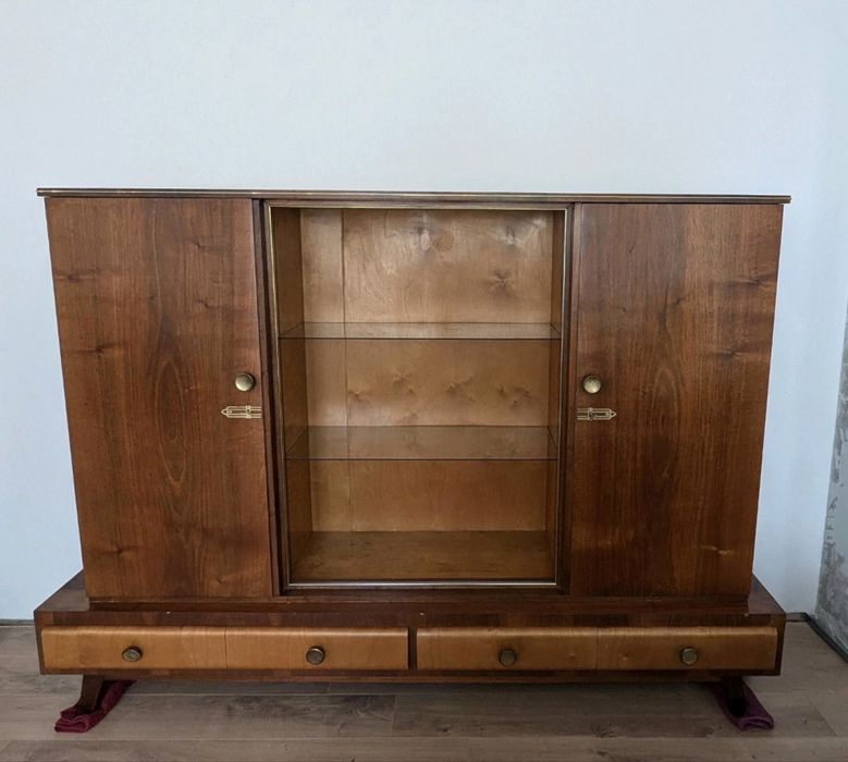 Kredens/witryna drewniana