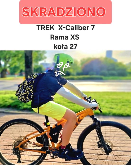 Trek X-Caliber 7 rama XS koła 27 pomarańczowy