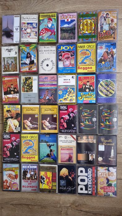 Kasety magnetofonowe.  Mix  Zespoły.