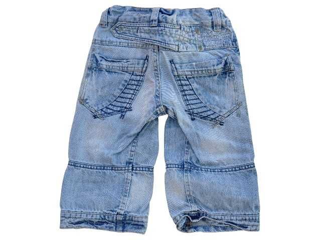 188 KAPPAHL Krótkie spodenki miękkie bermudy jeansowe r 110/116 cm