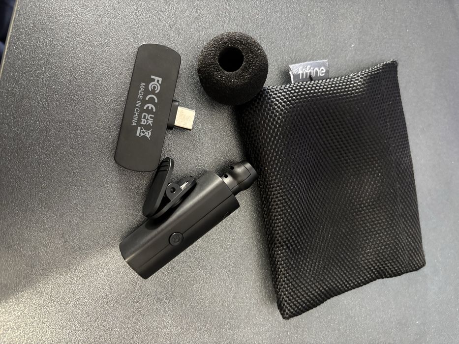 Мікофон Петличка FIFINE M6 безпровідний, ідеальний стан