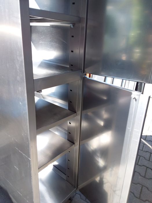 Szafa przelotowa wąska 44/76/210cm nierdzewna gastronomiczna kuchenna