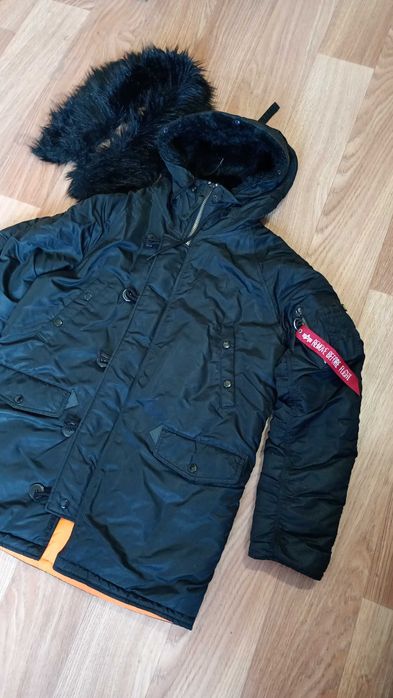 Alpha industries n3-b парка куртка зимова