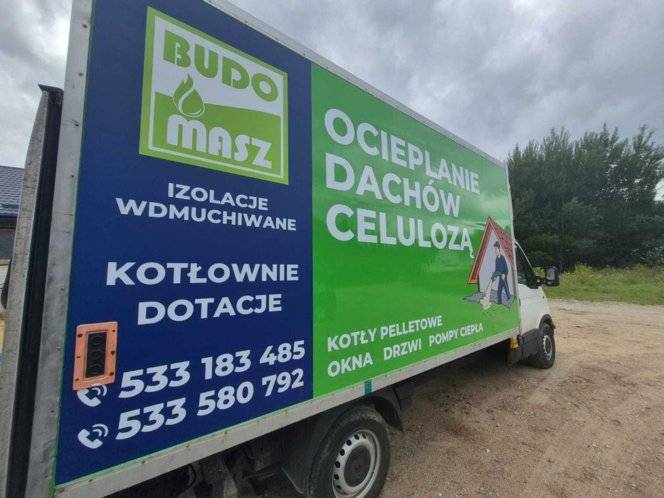 IZOLACJE WDMUCHIWANE Docieplanie Wełną Mineralną i Celulozą