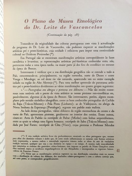 Leite de Vasconcelos / Clio: Arqueologia-Expansão