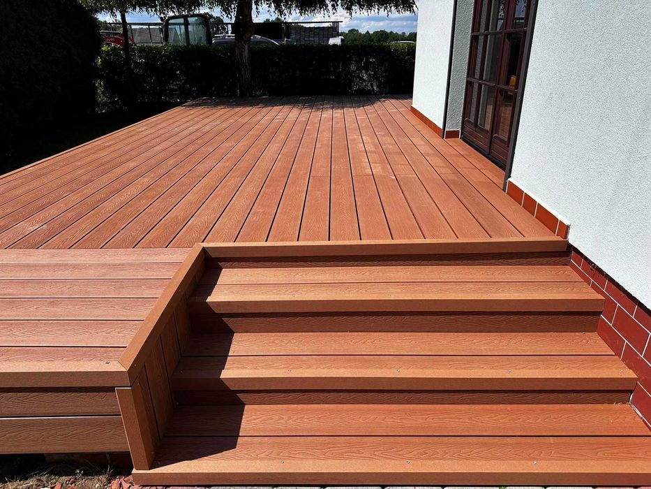 deska tarasowa kompozytowa PACO 3D brąz szary grafit antracyt 5,8m mb