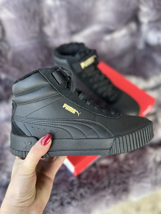 Зимові жіночі кросівки Puma Carina MID Оригінал 36-37 розмір
