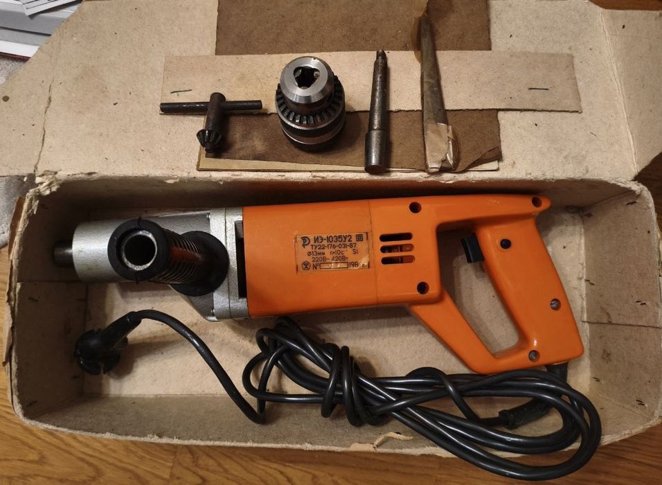 Раритет Дрель электрическая ИЭ-1035У2 новая СССР
