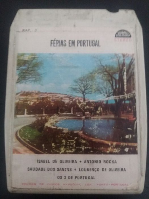 Lote de 2 Cassetes Stereo 8 (anos 60)