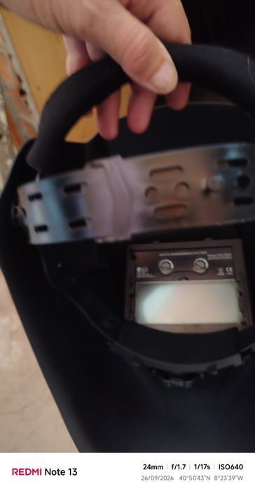 Vendo capacete de soldar novo