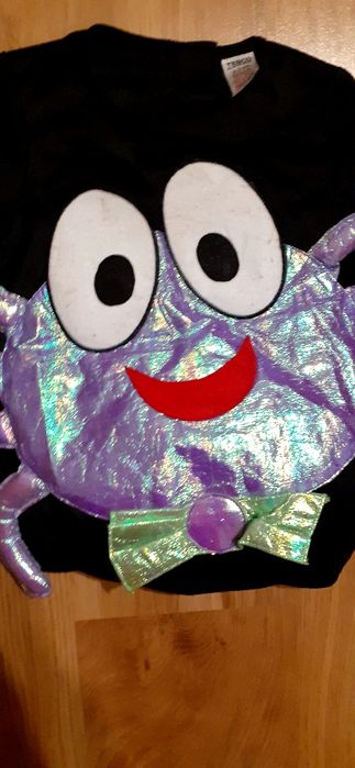 Strój karnawałowy pająk pajaczek 2-3 lata tesco