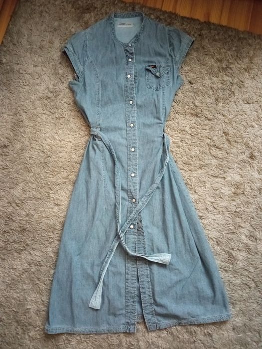 Sukienka jeansowa długa