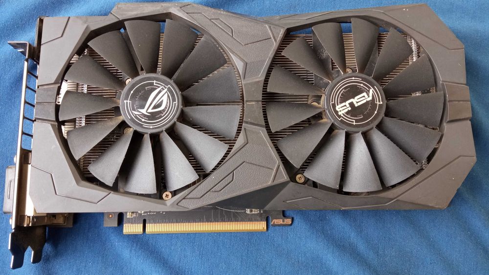 Видеокарта 	Asus ROG-Strix-RX570-O4G-Gaming/4GB-DDR5