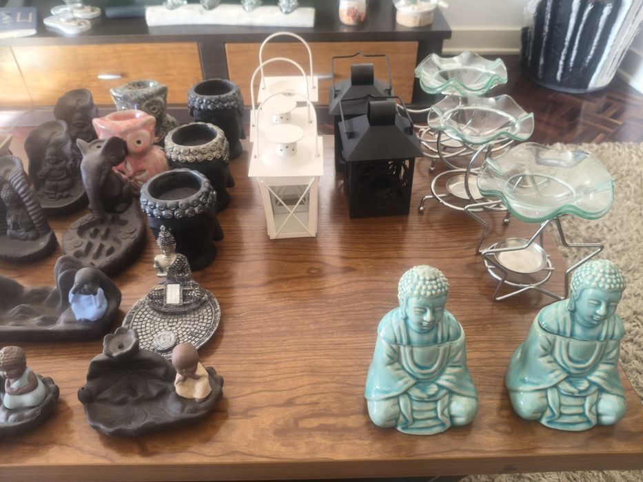 Vendo queimadores de velas e incensos
