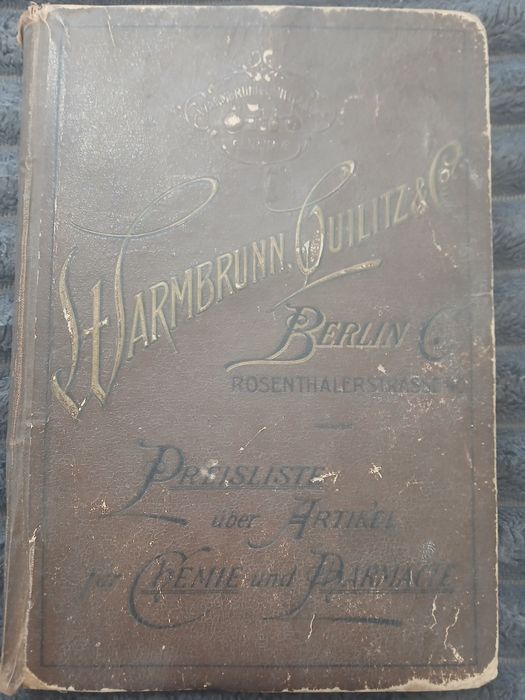 Антикварний каталог продукції німецької компанії  Warmbrunn, Quilitz