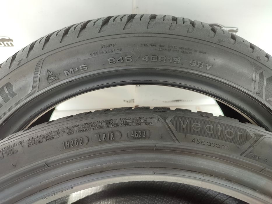 Opony 245/40 R 19 Goodyear Vector 4 Jak Nowe