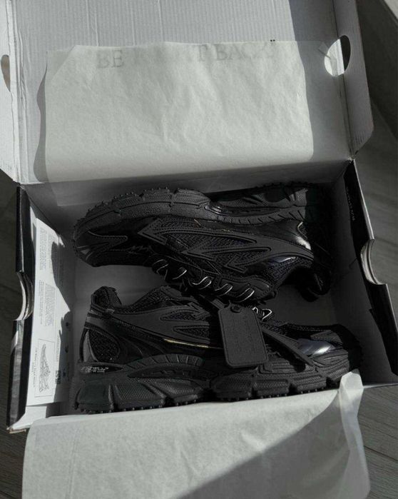 Кросівки Off White Be Right Back × Raf simons чорні