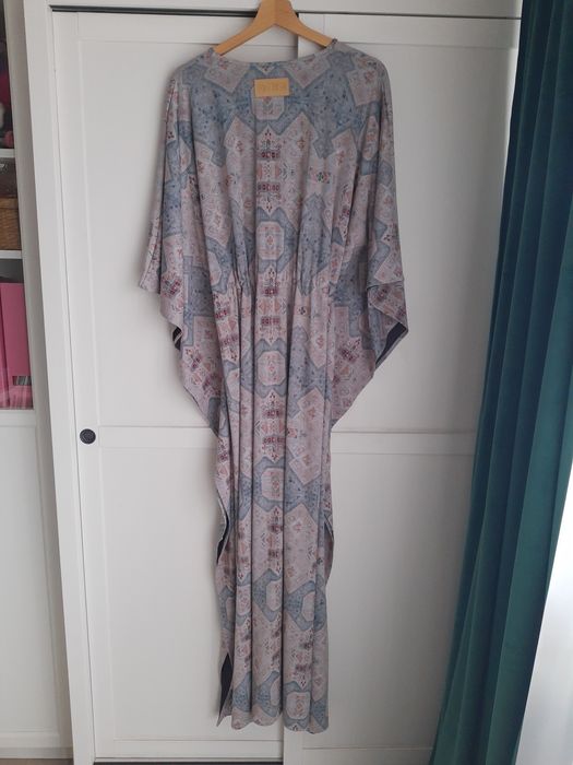 Sukienka w etniczne wzory - Agi Jensen Design, sukienka boho, ciążowa