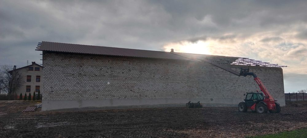 Przedłużki, widelec do podawania blachy, konstrukcji