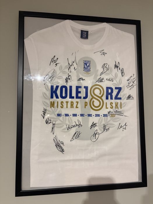 Koszulka Lech Poznań z podpisami