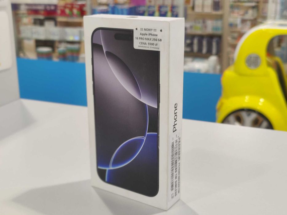 NOWY ! Telefon Apple iPhone 16 Pro Max 256 GB bat: 100% + GW 12 msc