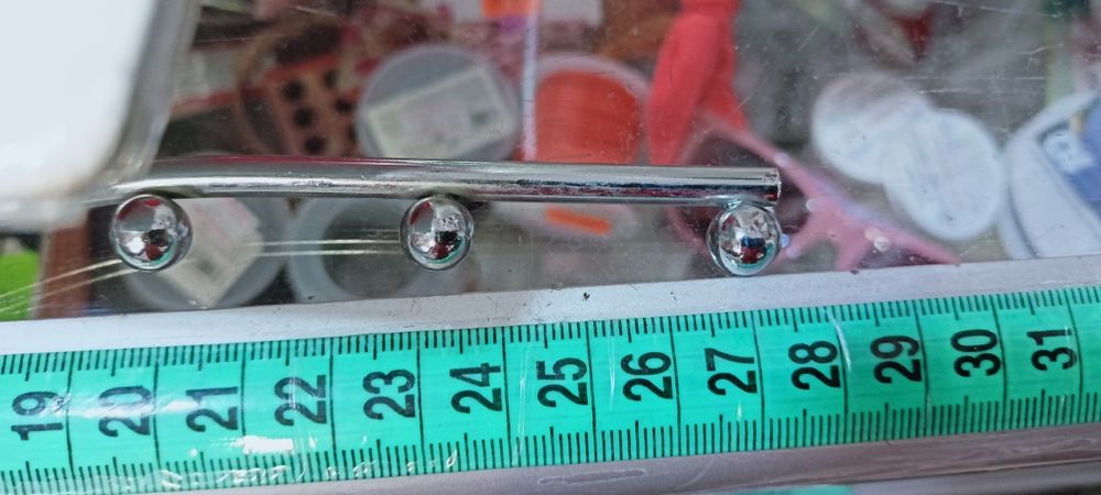 Торгова флейта Кронштейн 7 кульок хромована