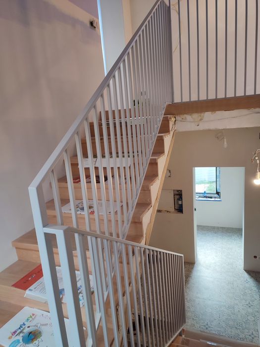 Balustrada harfa metalowa