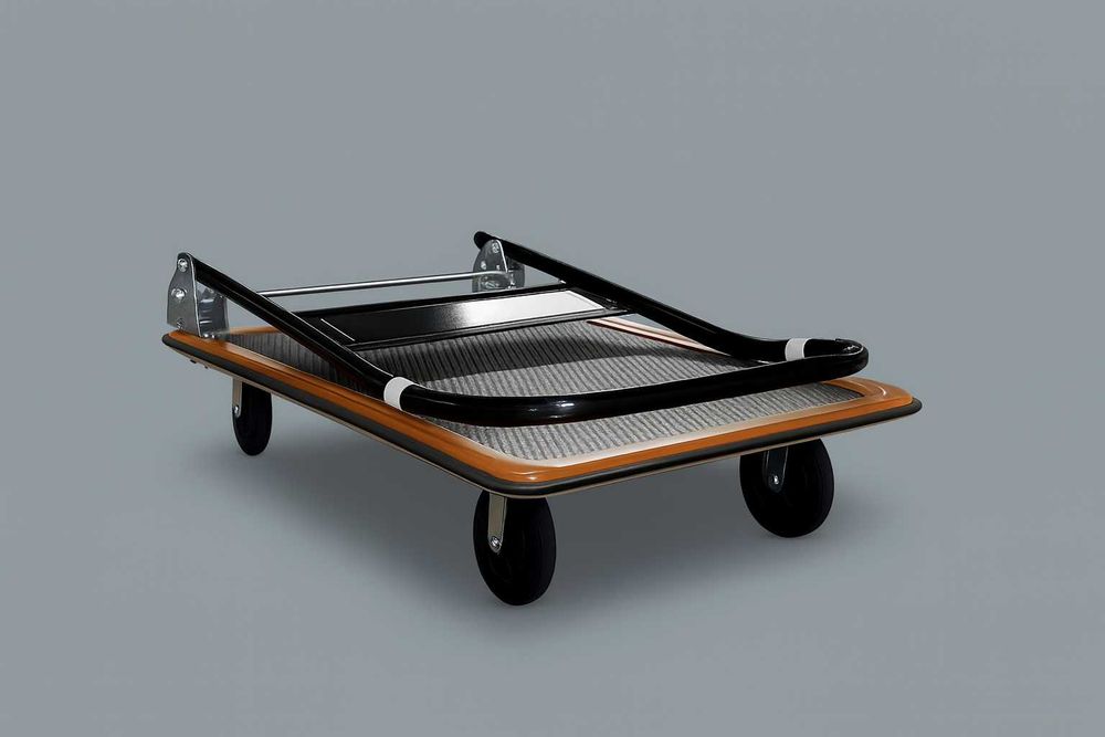 Wózek transportowy 300 kg towarowy platformowy magazynowy składany