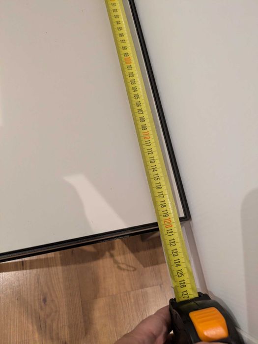 TV Console / Metal + Wood / Reversible Black/White / IKEA NIBODA64297953433218122