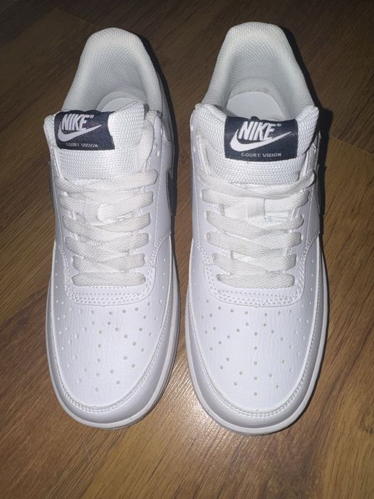 Nike Court White/Black swoosh - Rozmiar 40